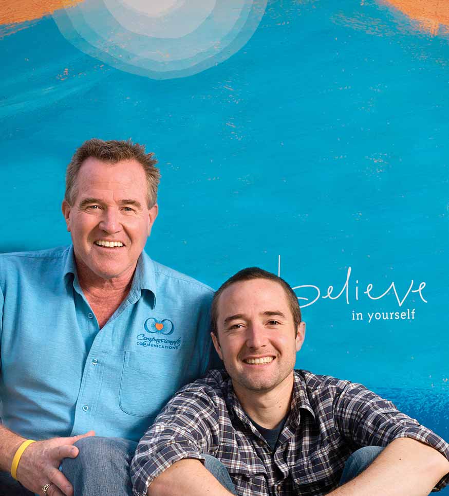 Greg Voisen with his son Sean, 2008